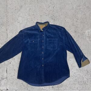 Vintage St. John’s Bay Heavyweight Cotton Utility Jacket – Men’s XL – Navy